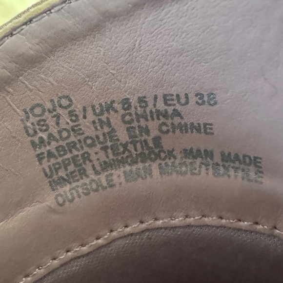 Shoedazzle Women’s Size 7.5 JOJO dusty pink Open Toe Booties w/ 4 inch heels - Picture 6 of 11